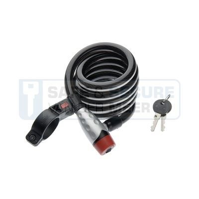 Burg Wächter kabelslot met sleutel type 1650-180 lengte 180 cm. 